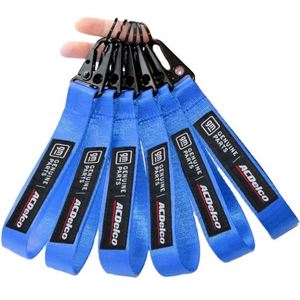 Factory Custom Logo Woven Embroidered Short Keychain Lanyard With Eagle Hook <b>Personalized</b> <b>Keychains</b> Wrist Lanyards - Product Image 1