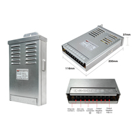 Alimentation étanche Bina 5V 200W, source de tension personnalisée 4.5V 4.2V pour caméra de sécurité étanche et éclairage paysager