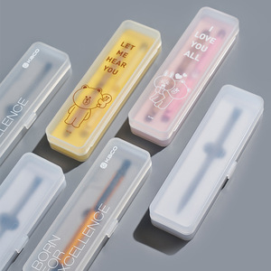 Transparent Pencil Case With Fountain Pen Storage For School Office Use Student Gift Stationery Box LKL 073 - Product Image 5