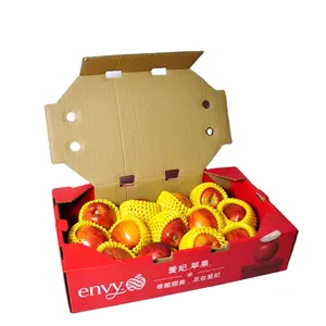 Specialized fresh fruit carton box apples / cardboard box for fruit and vegetable FOB Reference