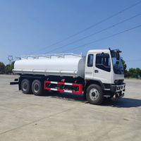 Camion-citerne ISUZU japonais 6x4 de 15 m³ en acier inoxydable, camion-citerne à huile comestible de 15T, véhicule de transport d'huile alimentaire