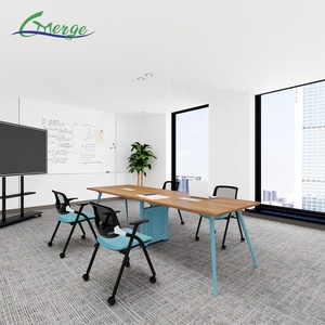 Conjunto de Mesa de Reuniones Modular Extensible Comercial Moderna de Guangdong y Silla de Oficina - Product Image 1