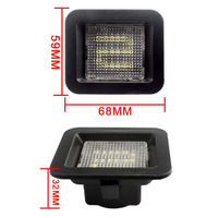 Éclairage de plaque d'immatriculation LED pour voiture, adapté aux camionnettes Ford F150, éclairage de plaque d'immatriculation spécial, éclairage de cadre de plaque d'immatriculation