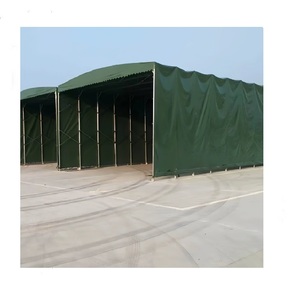 Tentes industrielles pliables à toit rétractable, auvent de <span class=keywords><strong>garage</strong></span>, auvent coulissant, tentes tunnel rétractables pour entrepôt – Fournisseur d'usine - Product Image 5