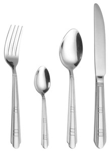 OEM <span class=keywords><strong>Couverts</strong></span> Argent <span class=keywords><strong>24</strong></span> Pcs 201/304 <span class=keywords><strong>Couverts</strong></span> En Acier Inoxydable Ensemble Cuillères Fourchettes et Couteau Ménage Dinner201/304 - Product Image 3