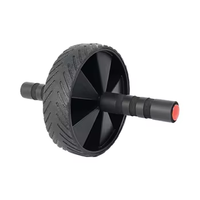 Roue abdominale réglable Bsken D-2 noire en ABS, unisexe, 0,8 kg, écologique, équipement d'exercice abdominal pour la maison, utilisation universelle