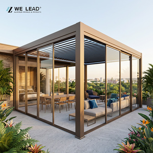 Pérgola Moderna de Aluminio WE LEAD, Rectangular, con Recubrimiento en Polvo, Resistente a la Intemperie, Estructura para Jardín y Exteriores - Product Image 1