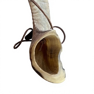 Shofar de Cuerno de Carnero Natural Genuino, Instrumento de Cuerno Crudo Hecho a Mano, Cuerno Musical Religioso Tradicional, Tacto Real de Animal, Alta Calidad - Product Image 3