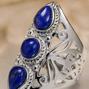 Anello cavo inciso, anello personalizzato da donna in stile retrò, accessori per le dita dal design creativo - Product Image 5
