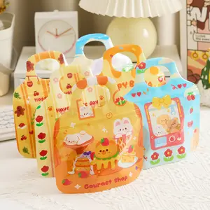 Cartoon Snack Ziplock Bag Biscuit Candy Bag Food Sealing Bag For Wedding Candy Packaging Pouch
