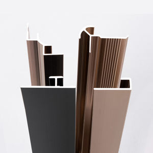 Tira de metal de moldura de pared de aleación de aluminio de diseño moderno al por mayor para paneles de revestimiento de paredes exteriores para apartamentos - Product Image 3