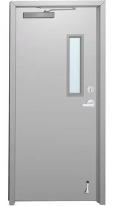 Puerta Metálica Cortafuego para Interiores de Apartamentos, Hoteles y Habitaciones, Puerta de Acero Plana Cortafuego de Una Hoja - Product Image 6