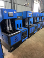 Fabricante Profesional Suministra Máquina Sopladora de Botellas de HDPE/PET Semiautomática RC-9A con PLC, Buena Calidad y Precio Competitivo