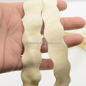 Cordon de serrage en sangle beige personnalisé de 20 <span class=keywords><strong>mm</strong></span> avec embout en métal, élastique et écologique pour vêtements, chaussures et accessoires de sweat-shirts - Product Image 2