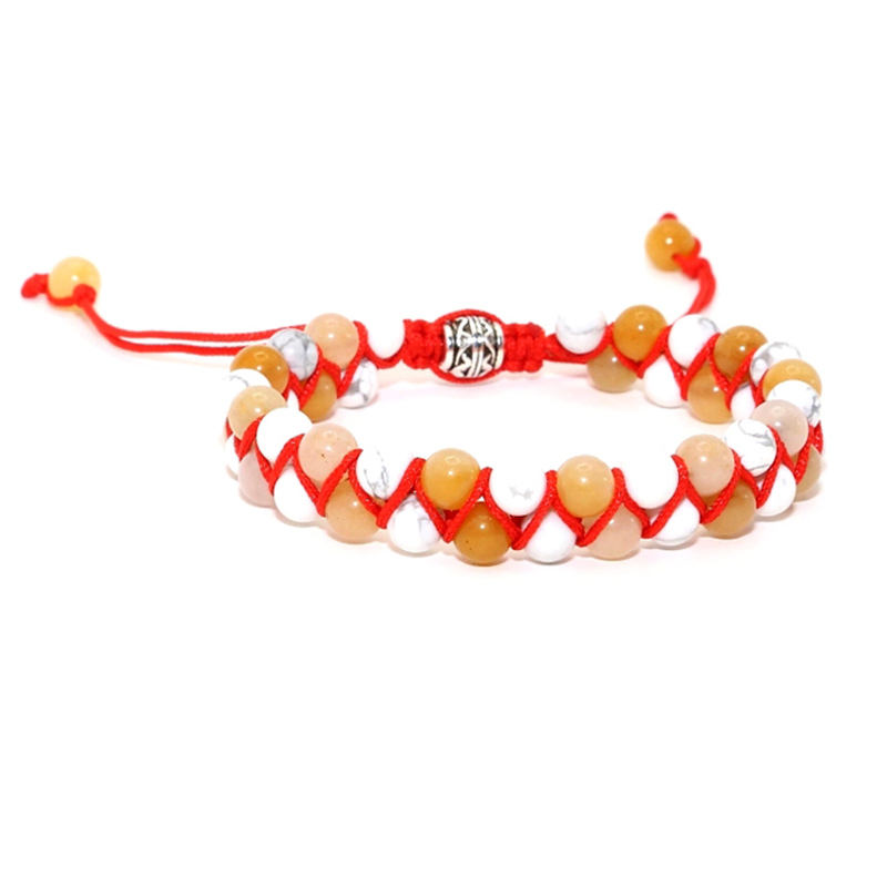 Aventurine + howlite