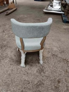 Mỹ rắn gỗ ăn ghế bành ngả chần Ghế đệm tùy chỉnh da vải hội trường biệt thự hiện đại trở lại thiết kế - Product Image 6