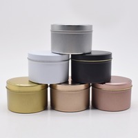 Boîte en fer blanc de haute qualité 65*45mm, petite boîte à bougies personnalisée en fer blanc, 8 couleurs, emballage cadeau artisanal, impression sérigraphique
