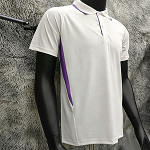 Chemises polo de sport à séchage rapide personnalisées en gros avec logo, t-shirts d'entraînement respirants pour hommes, été - Product Image 5