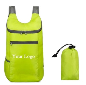 Custom Logo Polyester <b>Backpack</b>, Lightweight Waterproof Bag for Outdoor Travel Sports Promotional - Product Image 1