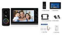 Beste prijs IP video-intercom POE Wifi deurbel slimme video deurtelefoon systeem Tuya Home intercom toegangscontrole voor appartement