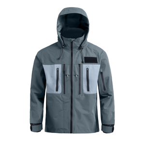 Veste de randonnée imperméable et légère avec fermeture éclair, multi-poches, respirante et à capuche – Fournisseur en gros B2B - Product Image 1