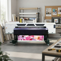 Imprimante automatique multi-matériaux grand format rouleau à rouleau Latex5800H avec Epson i3200 pour impression de bannières, vinyle et impression rétroéclairée