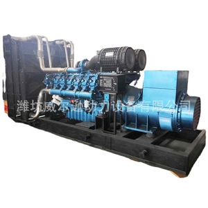 เครื่องกำเนิดไฟฟ้าดีเซล Weichai 600kW 400/230V 50Hz 1500 รอบต่อนาที สำหรับโรงเรียนและโรงงาน ใช้สำรองไฟฉุกเฉิน - Product Image 1