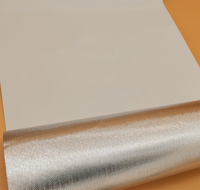 Feuille de film mylar diamant à réflexion diffuse blanc argenté, 4 pieds * 100 pieds