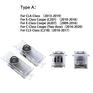 Cho Mercedes Benz Cla E C CLS CLK SLK <span class=keywords><strong>SLR</strong></span> Class MAYBACH c207 A207 c218 w203 w208 r171 C199 W240 <span class=keywords><strong>Led</strong></span> xe cửa chào đón ánh sáng - Product Image 3