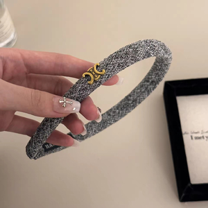 Serre-têtes personnalisables de couleur unie, style doux, écologiques, durables, doux, élastiques et flexibles pour femmes - Product Image 5