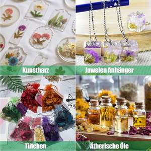 Lot de 20 sortes de fleurs séchées, <span class=keywords><strong>herbes</strong></span> et fleurs pour la fabrication de bougies et de savon - Product Image 4