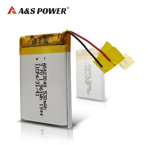 Vente en gros 3.7v 540mah batterie Liion rechargeable 423040 540mah batteries Lipo UL1642 UL2054 thermomètre certifié <span class=keywords><strong>CEKC</strong></span> UN38.3 - Product Image 3