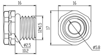 Valve de ventilation pneumatique étanche IP68 pour gaz haute température, bouchon de ventilation perméable hydrophobe, soupape de sécurité à pression