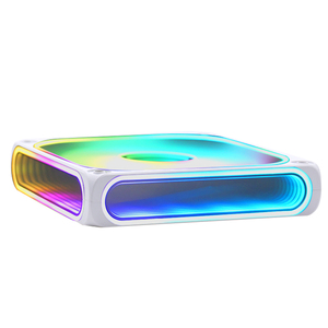 Ventilateur de refroidissement de boîtier de <span class=keywords><strong>PC</strong></span> RVB 120mm de la meilleure qualité de l'usine MANMU Ventilateur d'ordinateur blanc de jeu 12V 25mm en plastique Meilleure qualité assurée - Product Image 4