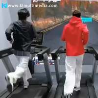 Système de jeu interactif sur tapis roulant Rotation à 360 degrés vr Simulateur de marche Jeu de plate-forme de fitness Machine de réalité virtuelle 9d AR