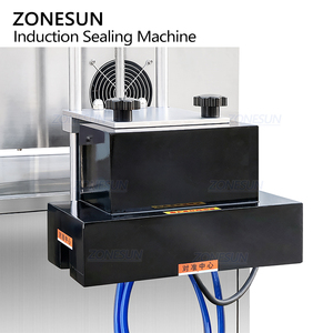 เครื่องปิดฝาขวดพลาสติกแบบอัตโนมัติ ZONESUN ZS-FK6000 ระบบทำความเย็นด้วยน้ำ พร้อมเครื่องซีลฟอยล์อะลูมิเนียมแบบเหนี่ยวนำต่อเนื่อง - Product Image 3