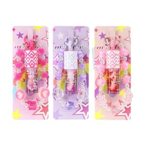 Wholesale Vegan MAGIC LIP Gloss <b>Sunscreen</b> Clear Lovely Heart Glitter Lip Oil <b>Waterproof</b> Makeup Color-Changing Herbal Liquid - Product Image 6