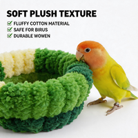 Nid chaud CT Parrot, nid de couchage léger en peluche pour perruches, perruches à bec rouge et calopsites en hiver