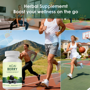 SUNI OEM/ODM/OBM Natural Herbal 100% Pure Açaí <span class=keywords><strong>Berry</strong></span> Cápsulas Cápsulas Extrato de Açaí <span class=keywords><strong>Berry</strong></span> - Product Image 4