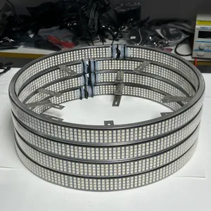 KSS 2023 NEWEST 8 Row Aluminium RGBW Color Led Wheel Ring Lights Ip68 Rim Light Car Tire Lights For Off Road UTV ATV Truck