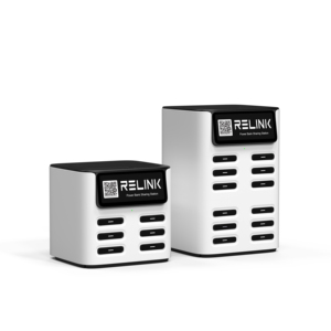 Kiosque de location de batteries externes portables 40W à 12 emplacements avec écran LCD, prend en charge la recharge mobile et la publicité pour la promotion des entreprises - Product Image 2