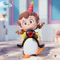 Figurines de collection Pingu X11SPACE 45e anniversaire : Boîte mystère pour décorations de bureau