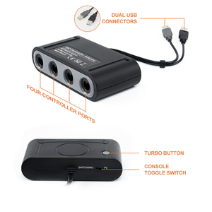USB gametube Console chuyển đổi cho switch PC, Wii U Console Tím - Product Image 4