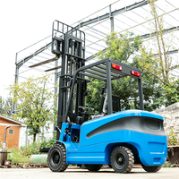 Chariot élévateur électrique compact pour entrepôt, 1,5 tonne, 2 tonnes, 3 tonnes, alimenté par batterie au lithium, certifié CE RoHS
