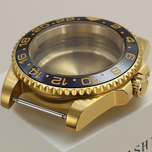 Montre <span class=keywords><strong>automatique</strong></span> de plongée GMT 40MM en acier inoxydable doré, boîtier pour <span class=keywords><strong>mouvement</strong></span> NH35 NH36/38 ETA2824, verre saphir, pièces de montre - Meilleure vente - Product Image 2