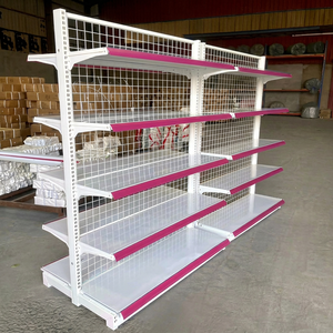 Estantería Góndola Perforada de Doble Cara para Supermercado, Multifuncional, Fabricada con Materiales Metálicos de Acero Duradero - Product Image 6