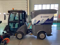 Balayeuse routière multifonctionnelle électrique autotractée avec capacité de bac de 1 m³, largeur de nettoyage de 2100 mm, batterie de 40,75 kWh