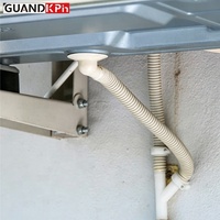 Tuyau de drainage pour climatiseur anti-fissures HVAC - Polyéthylène haute résistance aux intempéries pour usage extérieur