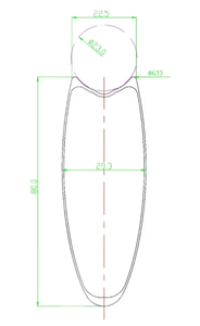 ชุดล้อคาร์บอนไฟเบอร์ T800 ขอบลึก 80 มม. สำหรับจักรยานเสือหมอบแบบไทม์ไทรอัล ลูกปืนเซรามิก ราคาพิเศษจากโรงงาน - Product Image 5