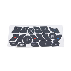 Pegatinas para el Panel de Aire Acondicionado del Coche, Recortadas a Troquel, de ABS, para Reparación de Chevrolet Buick Cadillac 2014-2017 - Product Image 1